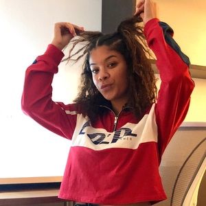 Long sleeve crop top once worn once